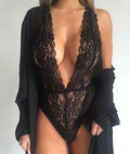 See-through Three-Point One-Piece Sexy Lingerie Set Temptation See-through Sexy Sleepwear