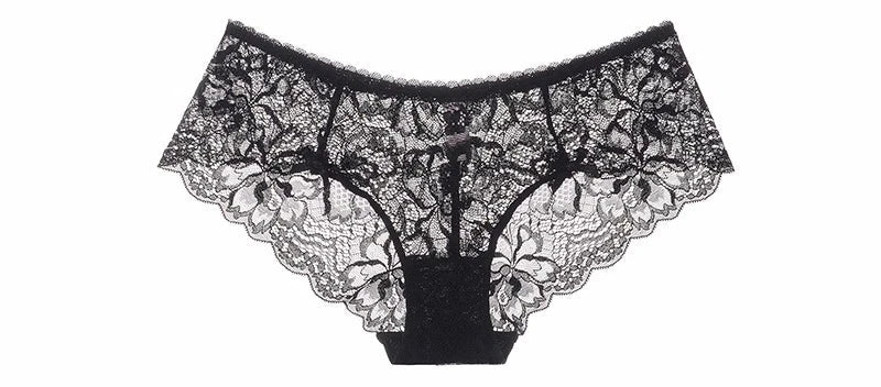 MOYISU Summer Lingerie Set Sheer French Lace Minimiser Bra Briefs Ultra Thin Sexy Women's Underwear Big Bust Sexy Tushy & Panty